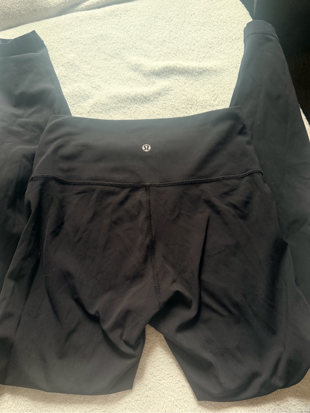 lululemon athletica Black High-Waist Athletic Shorts
